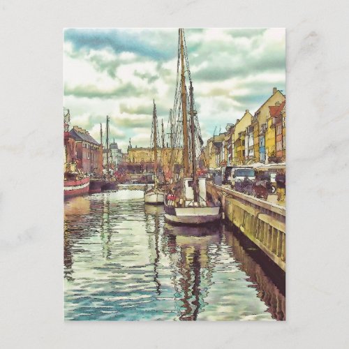 Copenhagen Denmark Postcard