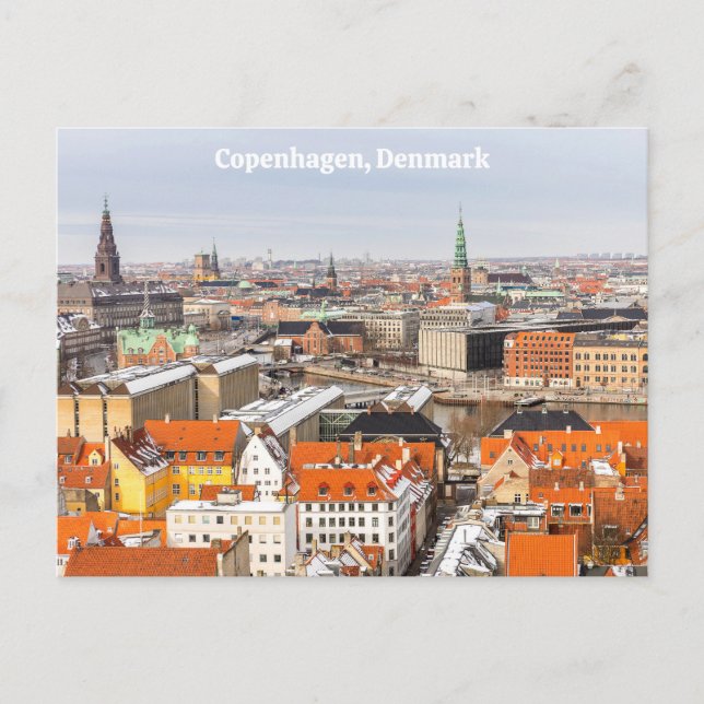Copenhagen Denmark Postcard (Front)