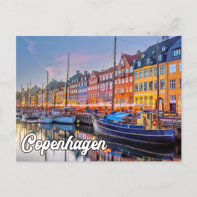 Copenhagen, Denmark Postcard (Front)