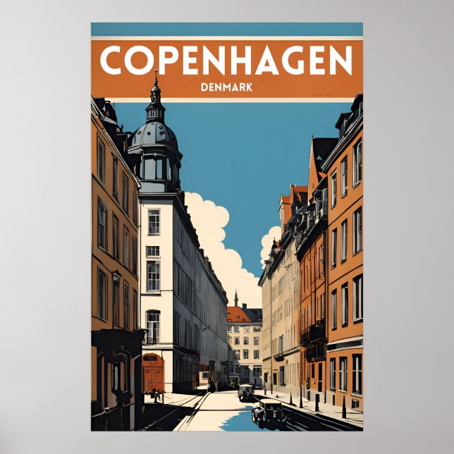 Copenhagen Denmark Poster (Front)