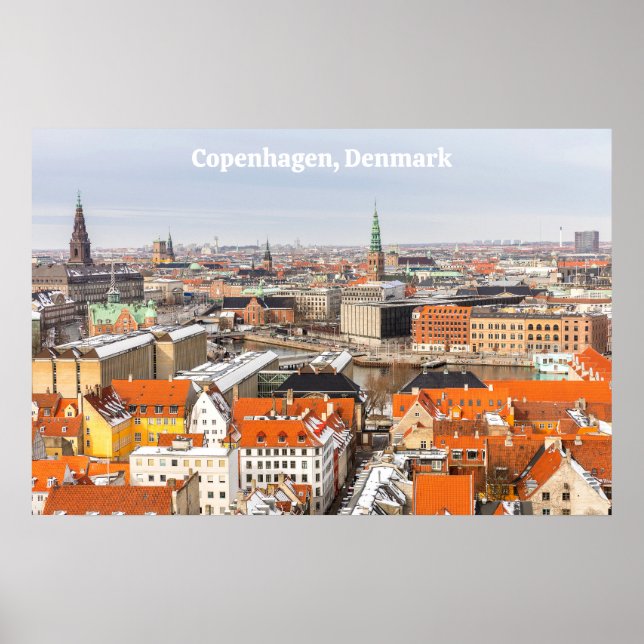 Copenhagen Denmark Poster (Front)