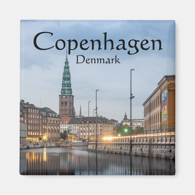 Copenhagen Denmark Souvenir Magnet (Front)