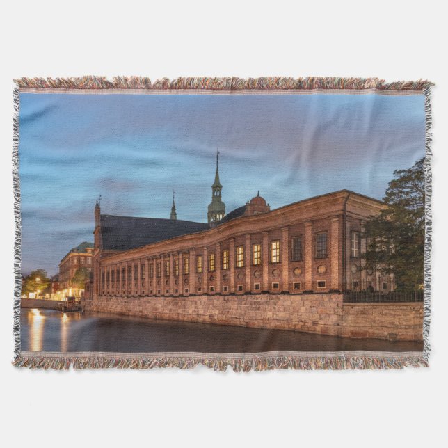 Copenhagen Denmark Throw Blanket (Front)