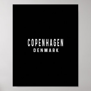 Copenhagen Denmark - Travel Trip Vacation Holiday Poster