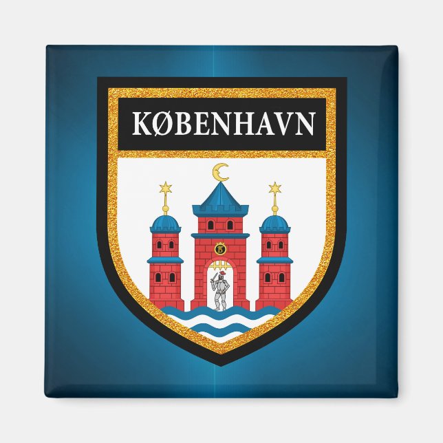 Copenhagen Flag Magnet (Front)