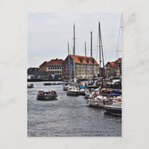 Copenhagen Harbor Postcard
