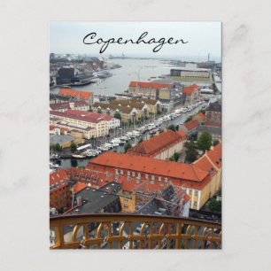 copenhagen harbor postcard