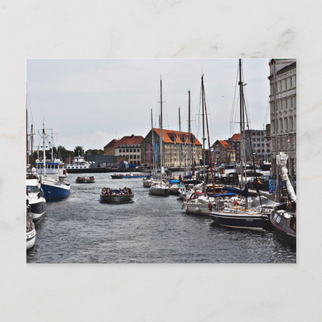 Copenhagen Harbor Postcard (Front)