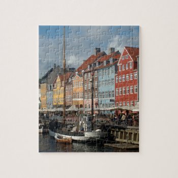 Copenhagen Nyhavn Jigsaw Puzzle by Funkyworm at Zazzle