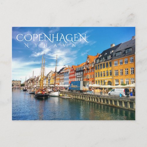 Copenhagen Nyhavn Postcard
