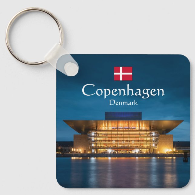 Copenhagen Opera House Keychain (Front)
