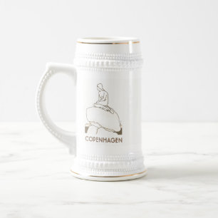 Copenhagen Sketch Elegant Denmark Beer Stein