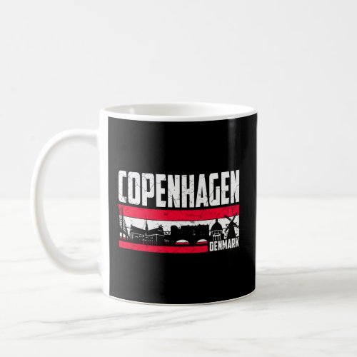 Copenhagen Skyline Denmark Tourist Vacation  Coffee Mug
