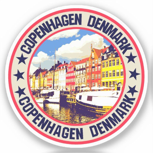 Copenhagen                                         sticker (Front)