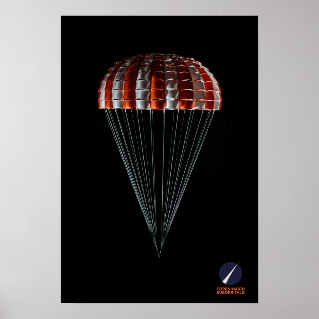 Copenhagen Suborbitals Main Ringsail Parachute Poster (Front)