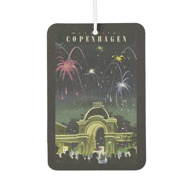 Copenhagen Vintage Travel car air freshner Freshener (Front)