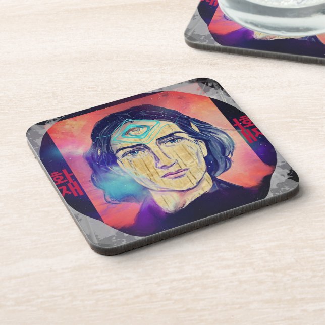 Copernicus a Fire Elf High Weirdness Beverage Coaster (Left Side)