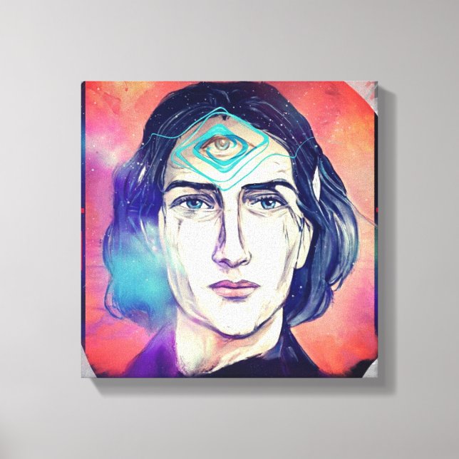 Copernicus a Fire Elf High Weirdness Canvas Print (Front)