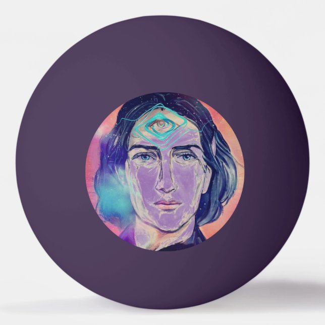 Copernicus a Fire Elf High Weirdness Ping Pong Ball (Front)
