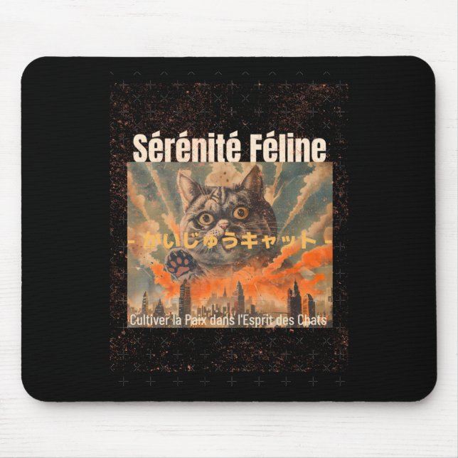 Copie De Copie De Meow Wellness S Sticker  Mouse Pad (Front)