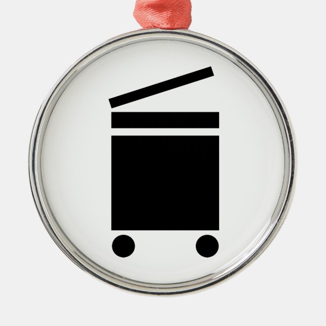 Copier Metal Ornament (Front)