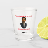 COPILOT.AI SHOT GLASS, DON'T GIVE ME THE FINGER.