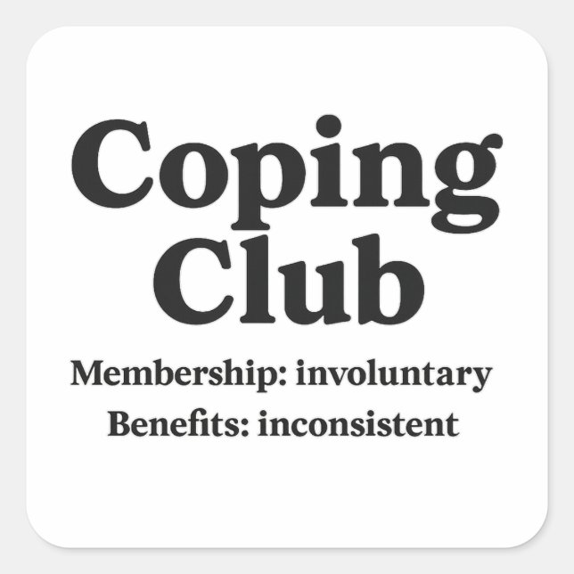 Coping Club – Sticker (Front)