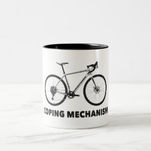 Coping Mechanism Bike Two-Tone Coffee Mug