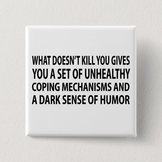 Coping Mechanisms Button (Front)