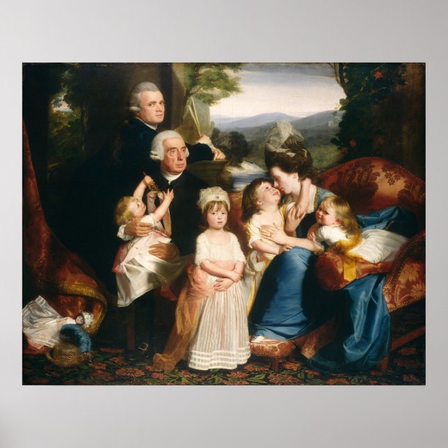 Copley Family - John S. Copley Fine Art Poster (Front)