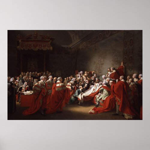 Copley The Death of the Earl of Chatham 1779â81 Poster