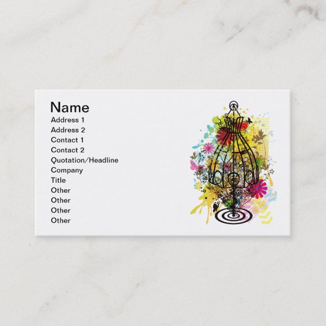 Coppelia Business Card (Front)