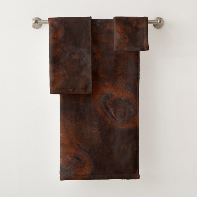 Copper and Rust Bath Towel Set (Insitu)