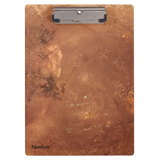Copper background clipboard (Front)