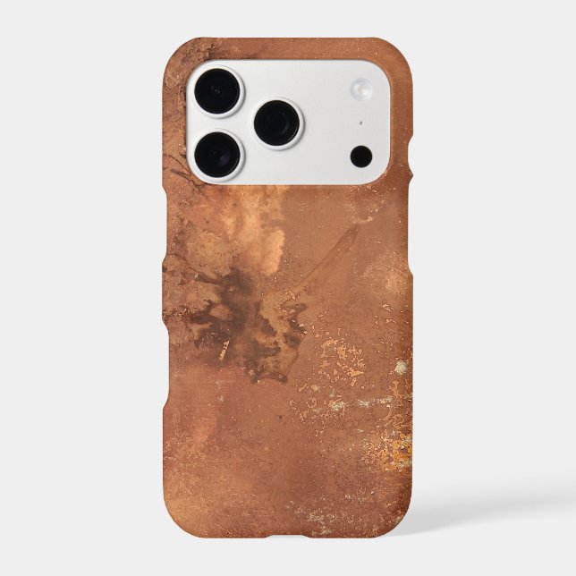 Copper background iphone case (Back)