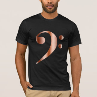 Copper Bass Clef T-Shirt