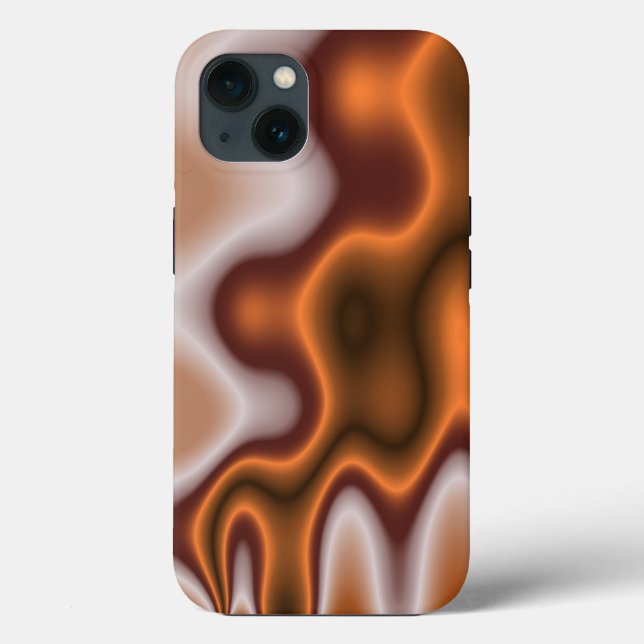 Copper: Bi Polar Molten Copper Case-Mate iPhone Case (Back)