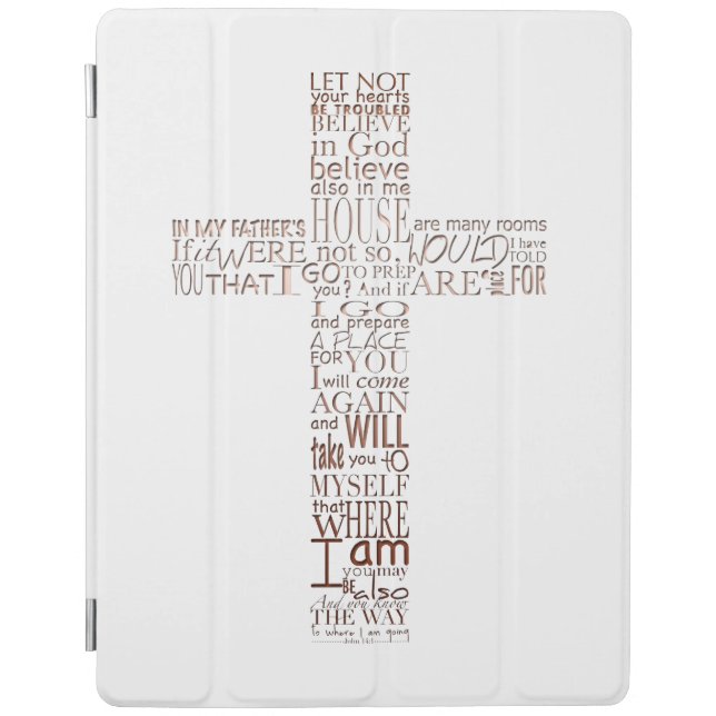 Copper Bible verses from John iPad 2/3/4 Cover (Front)