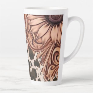 Copper Bloom Latte Mug