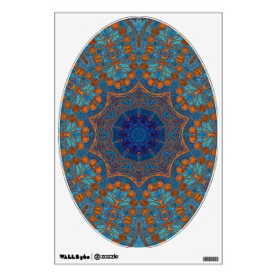 Copper Blue - Art for Your Toilet Seat Wall Sticker
