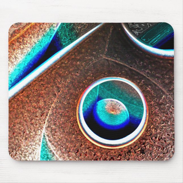 Copper Blue Mouse Pad (Front)