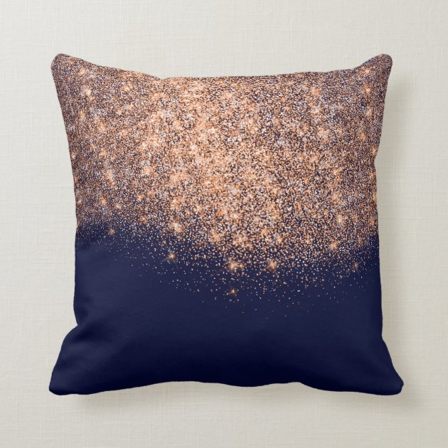 copper decorative pillow