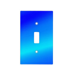 Copper blue ombre watercolor abstract pastel light switch cover