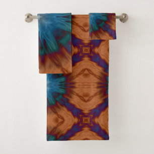 Copper Blues Bath Towel Set