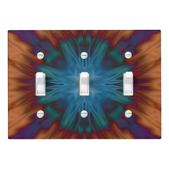 Copper Blues Light Switch Cover (In Situ)