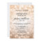 Copper Bokeh Lights Elegant Wedding