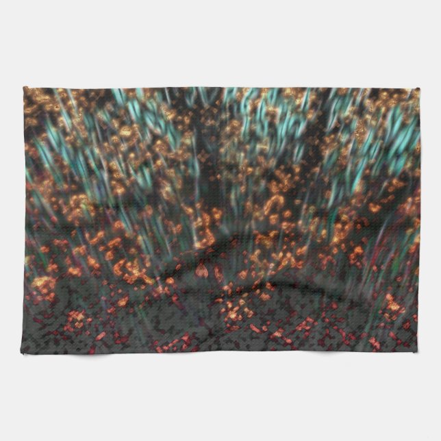 Copper Borealis Towel (Horizontal)
