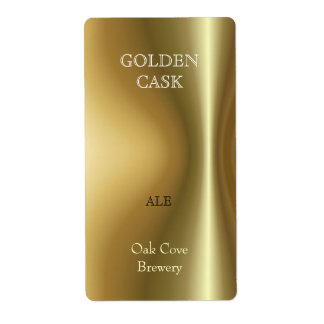 Copper Bottle Neck ~ Beer label