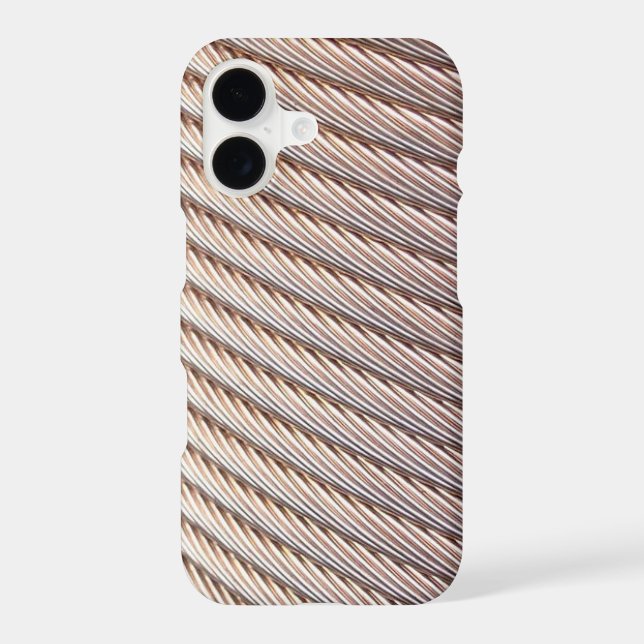 Copper Braided Cable Look Case-Mate iPhone Case (Back)