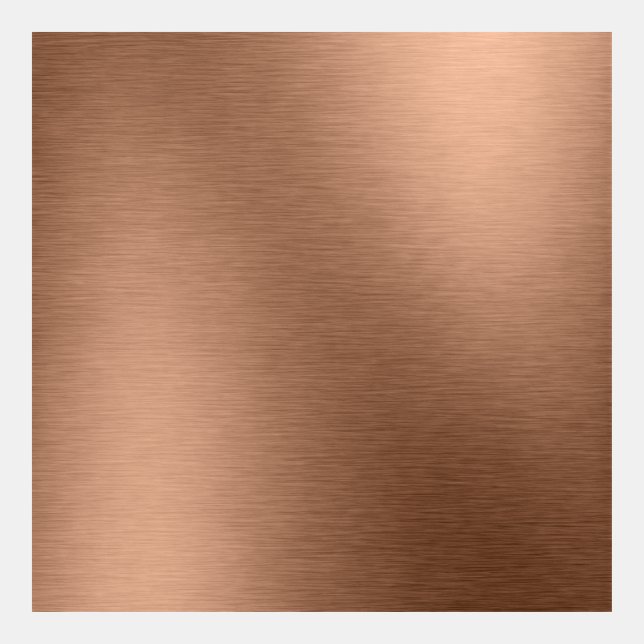Copper Brown Brushed Metal Surface or Texture (Front)